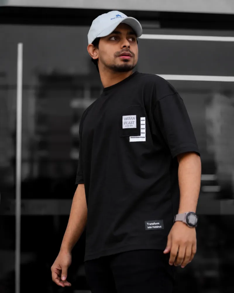 Black basic t-shirt 
